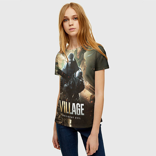 Женская футболка Resident Evil Village / 3D-принт – фото 3