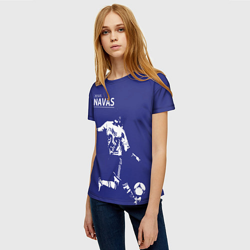 Женская футболка Хесус Навас / 3D-принт – фото 3