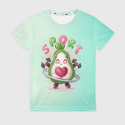 Футболка женская Sport, цвет: 3D-принт