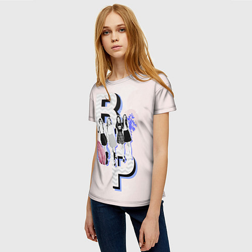 Женская футболка BP Style / 3D-принт – фото 3