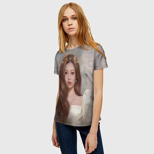 Женская футболка Дженни маслом / 3D-принт – фото 3
