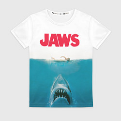 Футболка женская Jaws 1975, цвет: 3D-принт