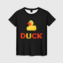 Футболка женская DUCK, цвет: 3D-принт