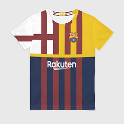 Футболка женская BARCELONA FC БАРСЕЛОНА ФК BARCA, цвет: 3D-принт