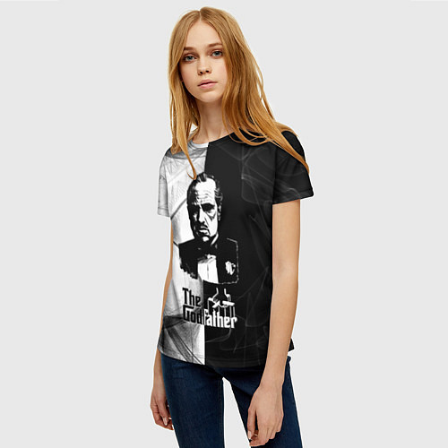 Женская футболка Крёстный отец The Godfather / 3D-принт – фото 3