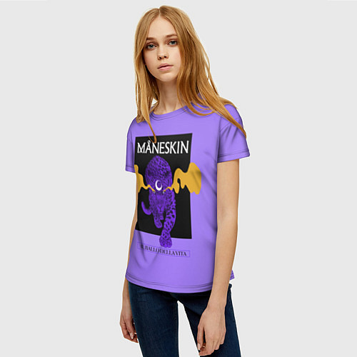 Женская футболка Maneskin / 3D-принт – фото 3