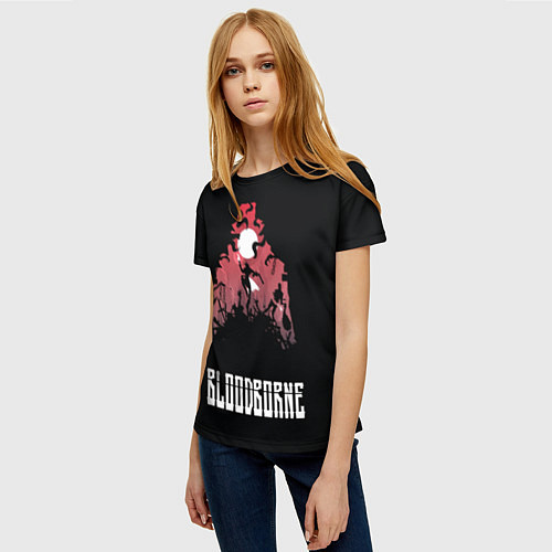 Женская футболка Мир Бладборна / 3D-принт – фото 3