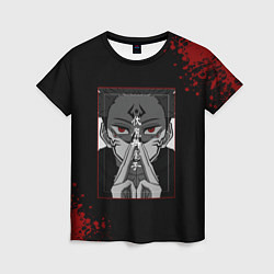 Футболка женская МАГИЧЕСКАЯ БИТВА SUKUNA, цвет: 3D-принт