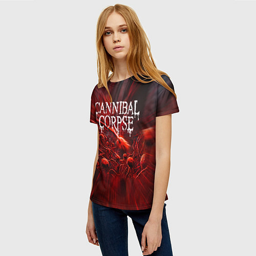 Женская футболка Blood Cannibal Corpse Труп Каннибала Z / 3D-принт – фото 3