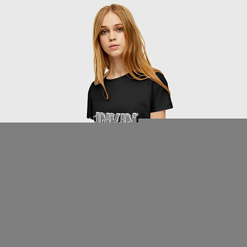 Женская футболка Линкин парк в цепях / 3D-принт – фото 3