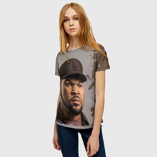 Женская футболка Ice Cube Айс Куб Z / 3D-принт – фото 3
