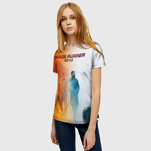 Женская футболка Рик Декард и Кей BR2049 / 3D-принт – фото 3