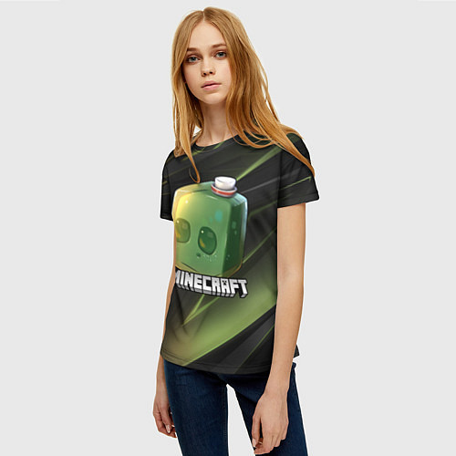 Женская футболка MINECRAFT МАЙНКРАФТ Z / 3D-принт – фото 3