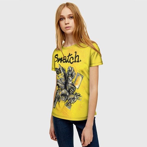Женская футболка Snatch: Art / 3D-принт – фото 3