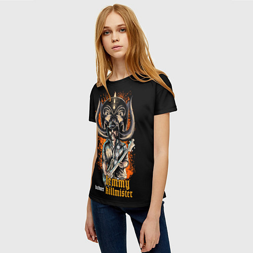 Женская футболка Ленни Килмистер / 3D-принт – фото 3