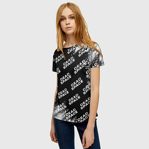 Женская футболка Dead Space - Exposion Pattern / 3D-принт – фото 3