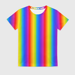 Женская футболка Color gradient