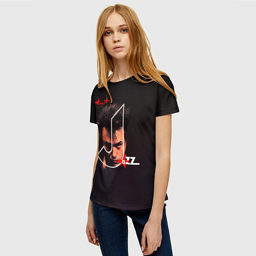 Женская футболка АлисА JAZZ / 3D-принт – фото 3