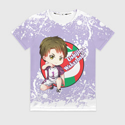 Футболка женская Ushijima Wakatoshi Haikyu Волейбол Z, цвет: 3D-принт