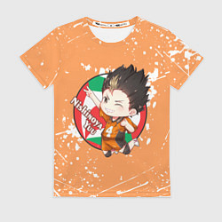 Футболка женская Nishinoya Yuo Haikyu Волейбол Z, цвет: 3D-принт