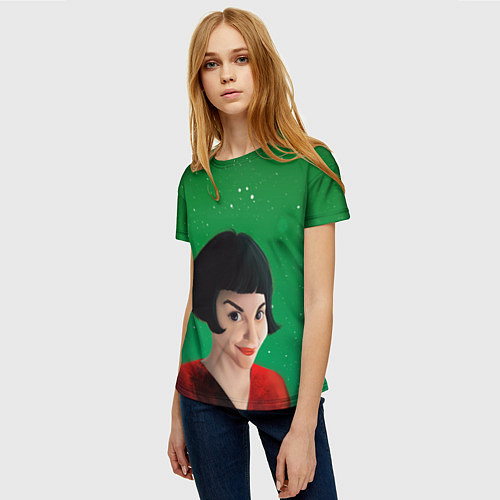 Женская футболка Амели Amelie Z / 3D-принт – фото 3