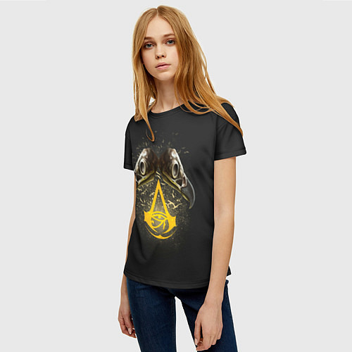 Женская футболка Assassins crows / 3D-принт – фото 3