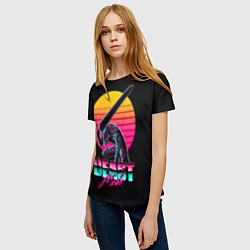 Футболка женская Берсерк неон, цвет: 3D-принт — фото 2