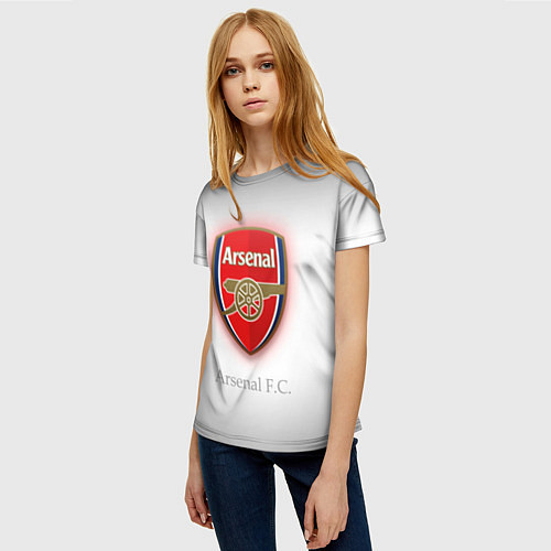Женская футболка F C Arsenal / 3D-принт – фото 3
