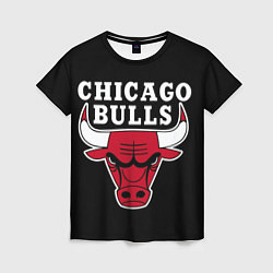 Футболка женская B C Chicago Bulls, цвет: 3D-принт