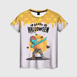 Футболка женская Dab zombie halloween, цвет: 3D-принт