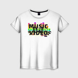 Футболка женская Merch - DJ MUSICVIDEO, цвет: 3D-принт