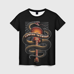 Футболка женская LYNYRD SKYNYRD SNAKE, цвет: 3D-принт