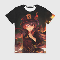 Футболка женская Hu Tao GENSHIN IMPACT, цвет: 3D-принт