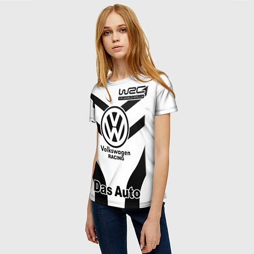 Женская футболка Volkswagen Das Auto / 3D-принт – фото 3