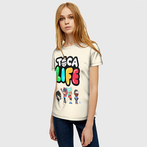 Женская футболка Toca Life: Persons / 3D-принт – фото 3