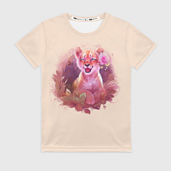 Футболка женская Маленький Тигрёнок, цвет: 3D-принт