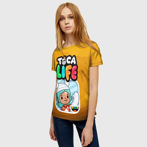 Женская футболка Рита Тока Бока / 3D-принт – фото 3