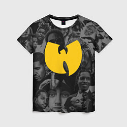 Футболка женская WU-TANG CLAN ЛЕГЕНДЫ РЕПА, цвет: 3D-принт