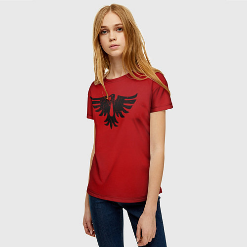 Женская футболка Кровавые Вороны цвет ордена / 3D-принт – фото 3