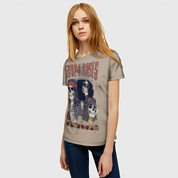 Футболка женская GNR Skeletons, цвет: 3D-принт — фото 2