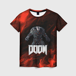 Женская футболка 3D BARON DOOM FIRE