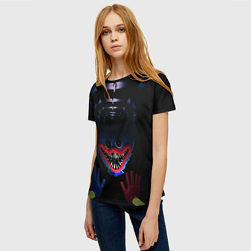 Женская футболка Монстр Хагги Вагги / 3D-принт – фото 3