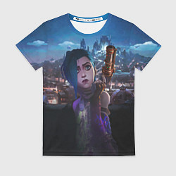 Футболка женская Jinx LoL Arcane, цвет: 3D-принт