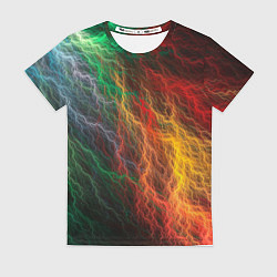 Женская футболка Цветной разряд