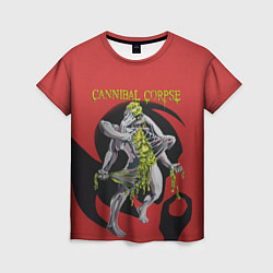 Футболка женская Horror Skull Cannibal Corpse, цвет: 3D-принт