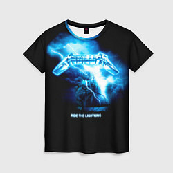 Футболка женская Ride the Lightning Metallica, цвет: 3D-принт