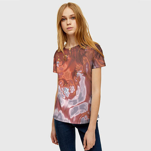 Женская футболка Коллекция Journey Обжигающее солнце 396-134-1 / 3D-принт – фото 3