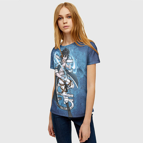 Женская футболка Хвост Феи Грей Фуллбастер Gray Fullbuster / 3D-принт – фото 3