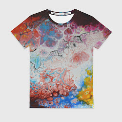 Футболка женская ЦветоТрэш, цвет: 3D-принт