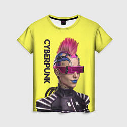 Футболка женская Cyberpunk Панк, цвет: 3D-принт
